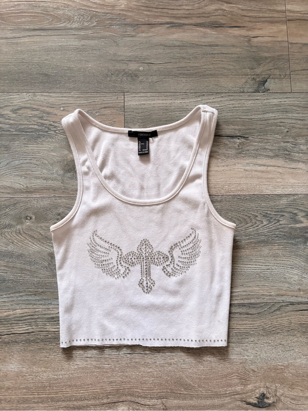 Forever 21 Rhinestone Tank Top